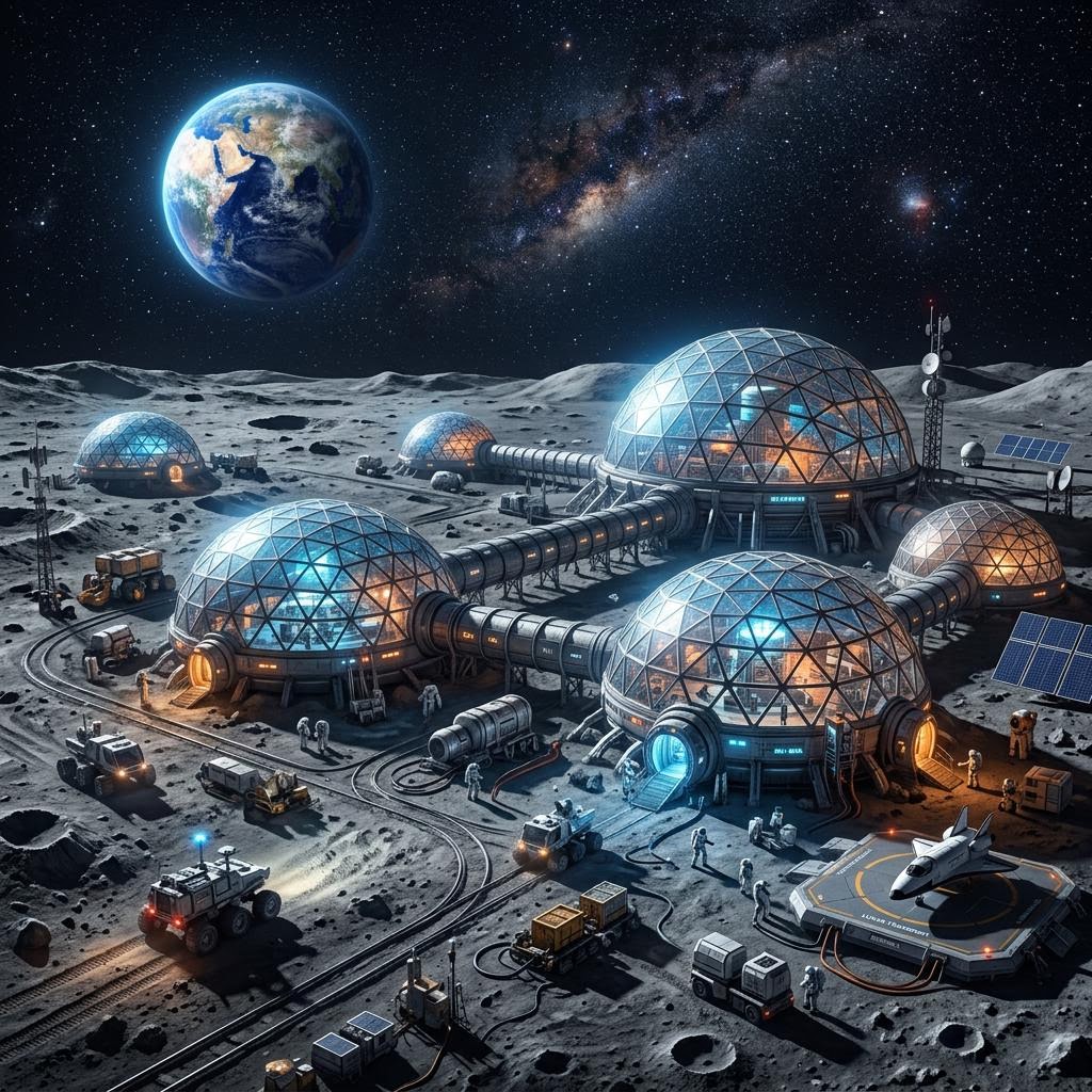 Lunar Base Alpha is Now Home to 300 Researchers